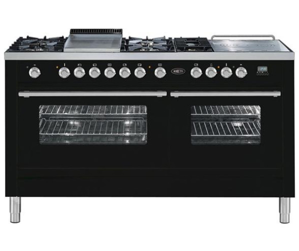 Boretti VFP150SZW fornuis zwart
