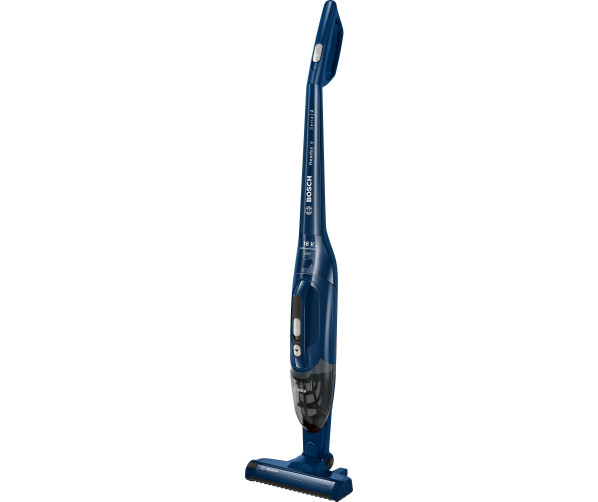Bosch BCHF216S blauwe 2-in-1 steel-/kruimelzuiger / stofzuiger