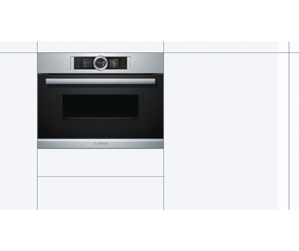 Bosch CMG676BS2 inbouw oven met magnetron