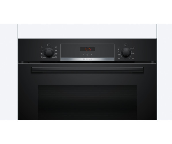 Bosch HBA514BB3 inbouw oven met energieklasse A+ label - Zwart