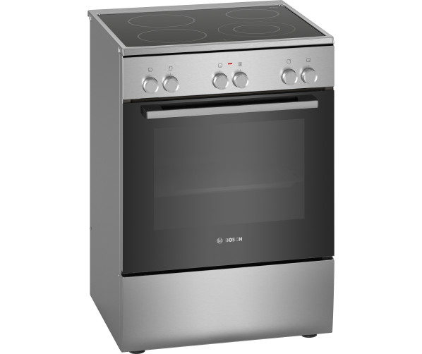 Bosch HKA090150 vrijstaand keramisch fornuis - roestvrijstaal