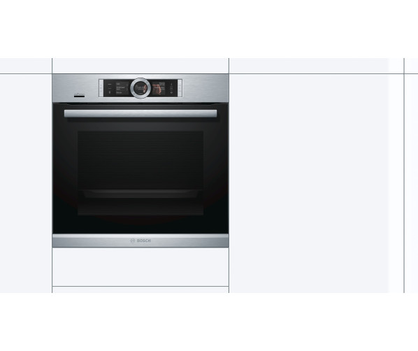 Bosch HSG636XS6 rvs inbouw combi-stoomoven