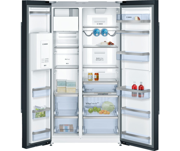 Bosch KAD92SB30 zwart side-by-side koelkast