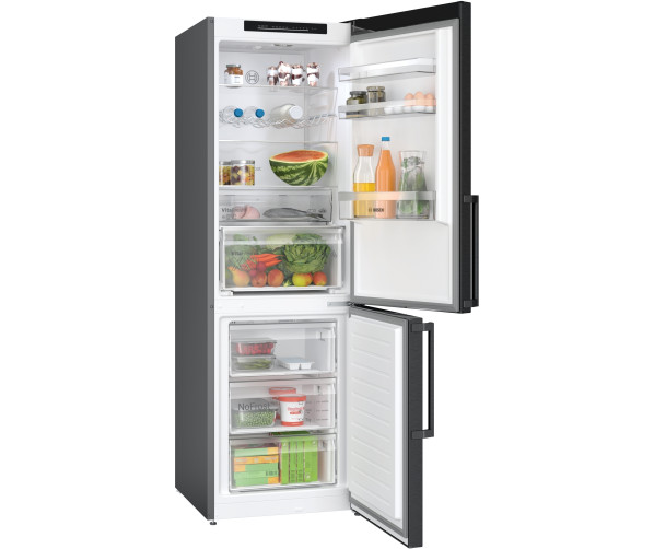 Bosch KGN36VXCT blacksteel koelkast
