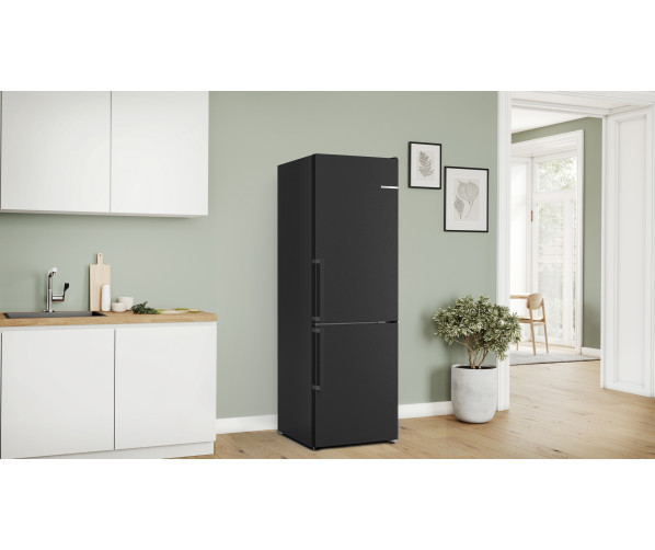 Bosch KGN36VXCT blacksteel koelkast
