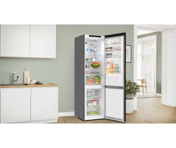 Bosch KGN39EXCF koel/vriescombinatie - blacksteel