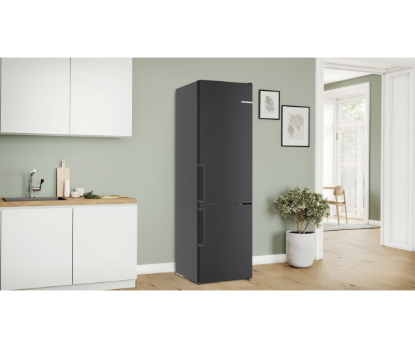 Bosch KGN39VXAU vrijstaande koelkast - blacksteel