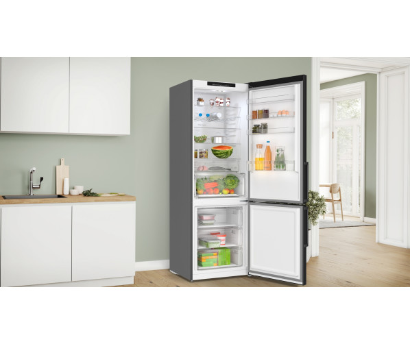 Bosch KGN49VXCT blacksteel koelkast
