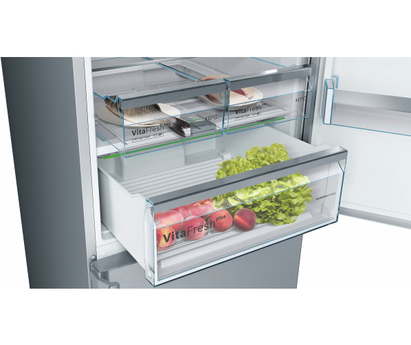 Bosch KGN56HI3P roestvrijstaal koelkast