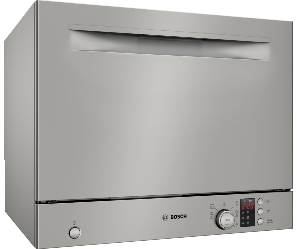 Bosch SKS2ITI00E vrijstaande kleine compacte vaatwasser - zilver