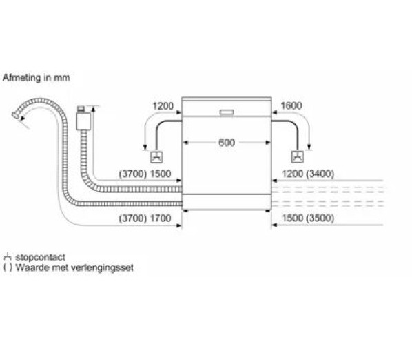 SMS2ITW12E Bosch vaatwasser - Bestekmand in onderkorf