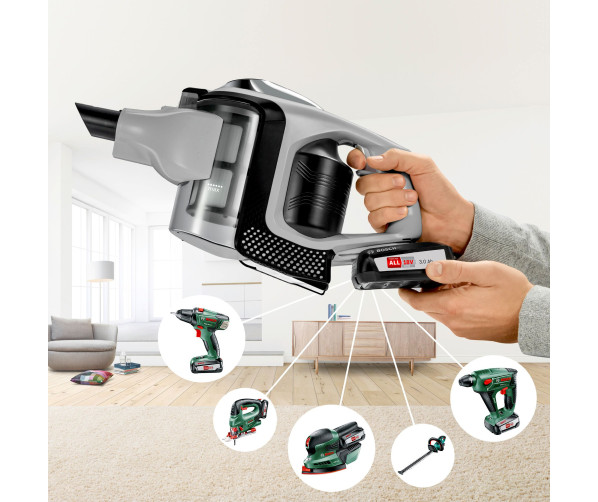 Bosch BCS812KA2 steel stofzuiger rvs-look