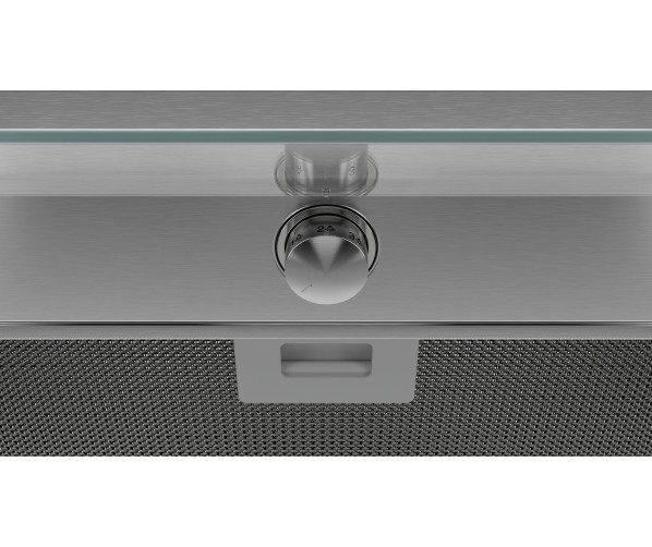 De Bosch DBB66AF50 inbouw afzuigkap is eenvoudig te bedienen met één draaiknop