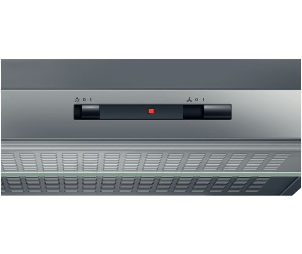 Het bedieningspaneel van de Bosch DHU635PEU onderbouw afzuigkap RVS