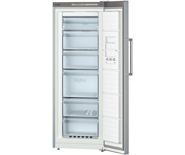 Het interieur van de Bosch GSN29VL30 vrieskast RVS-look 