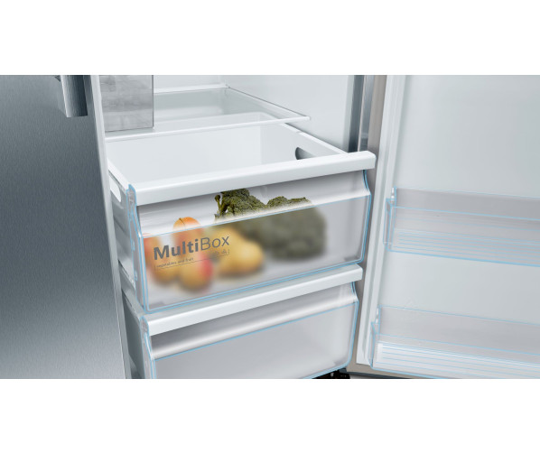 Bosch KAI93VIFP rvs side-by-side koelkast
