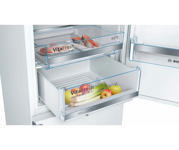 Bosch KGE36EWCP koelkast wit - 186 cm. hoog
