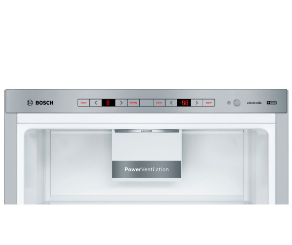 Bosch KGE39ALCA rvs-look koelkast - 201 cm. hoog