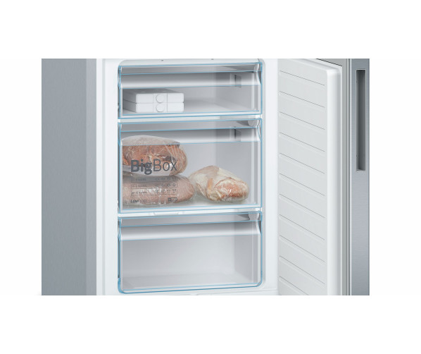 Bosch KGE39ALCA rvs-look koelkast - 201 cm. hoog