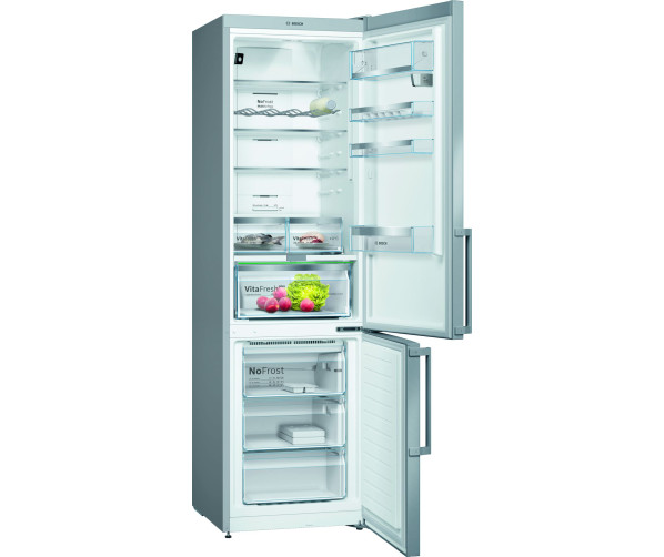 Bosch KGN39HIEP rvs koelkast - NoFrost en Home Connect