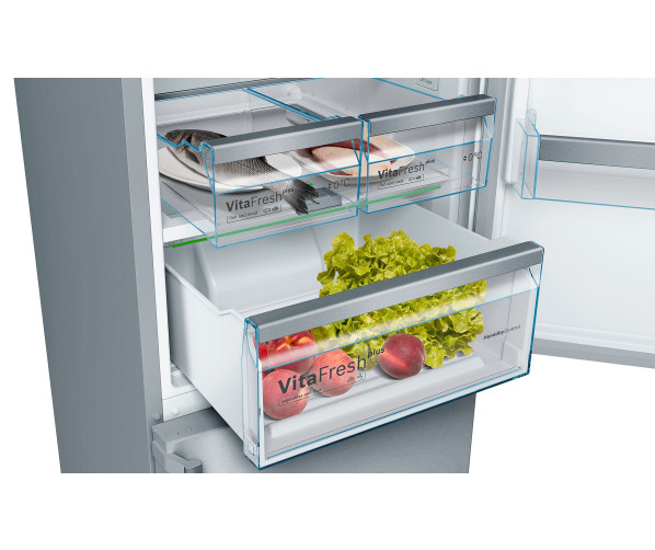 Bosch KGN39HIEP rvs koelkast - NoFrost en Home Connect
