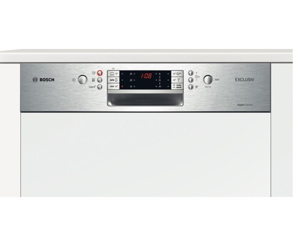 Het bedieningspaneel van de Bosch SMI86N05EU inbouw vaatwasser