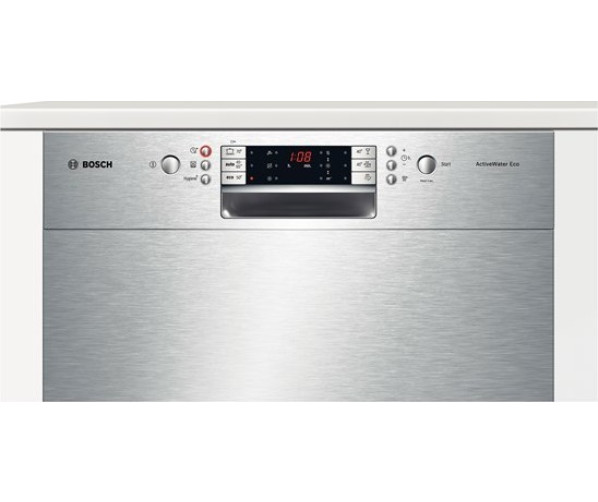 De BOSCH SMU65N45EU vaatwasser onderbouw is voorzien van een digitaal bedieningspaneel