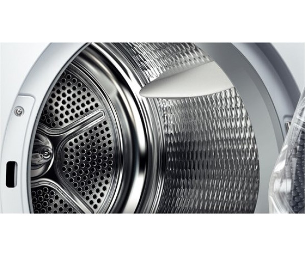De Bosch WTY87791NL droger warmtepomp heeft een capaciteit van 9 kg