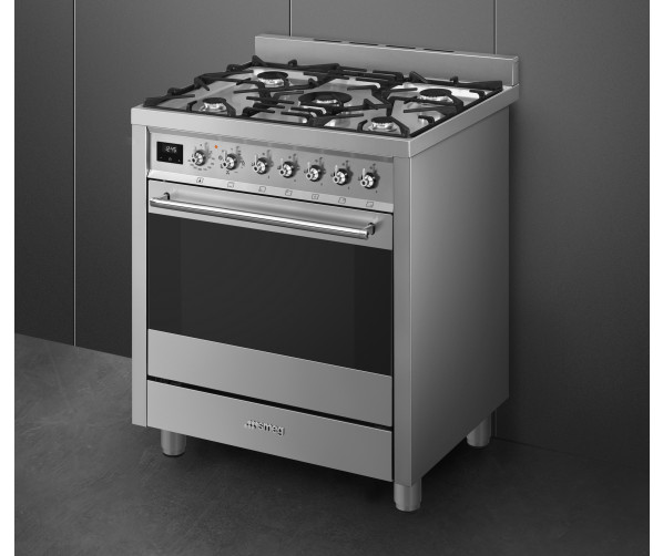 Smeg C7GMXNLK9 fornuis roestvrijstaal - 70 cm. breed