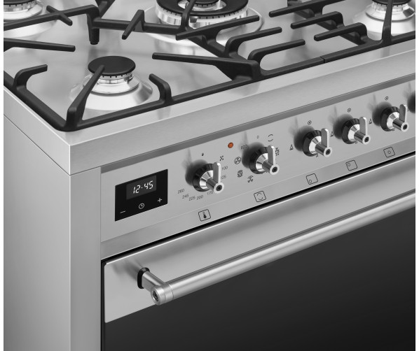 Smeg C7GMXNLK9 fornuis roestvrijstaal - 70 cm. breed