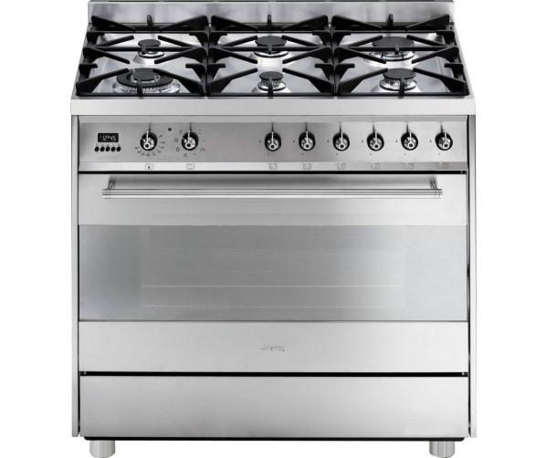 Smeg C9GMXNL1 fornuis roestvrijstaal