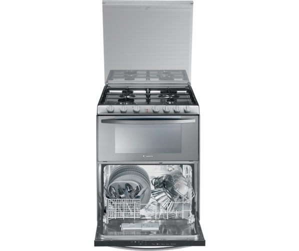 Candy TRIO9501-1X vaatwas-fornuis rvs