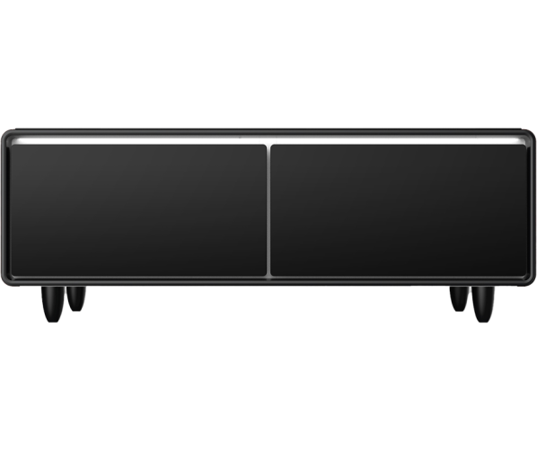 CASO Sound & Cool Zwart salon tafel met koellades, speakers en draadloos opladen telefoon
