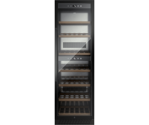 Caso WineChef Pro 180 Black wijnkoelkast - 186 cm. hoog - zwart