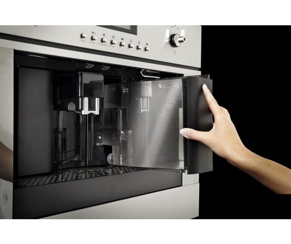 Snel bijvullen van het reservoir aan de voorzijde van de koffiemachine