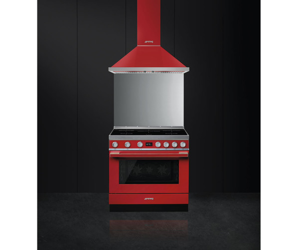 Smeg CPF9IPR inductie fornuis - rood