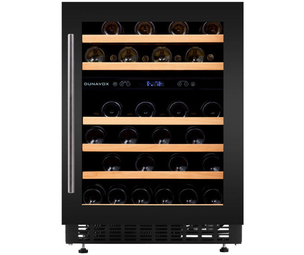 Dunavox DAUF-46.145DB inbouw wijnkoelkast - zwart