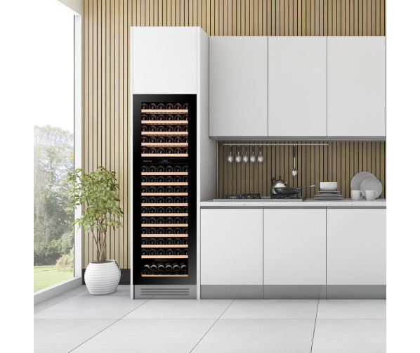 Dunavox DAVG-114.288DB.TO inbouw wijnkoelkast - zwart