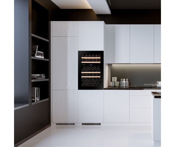 Dunavox DAVG-49.116DB.TO inbouw wijnkoelkast - zwart
