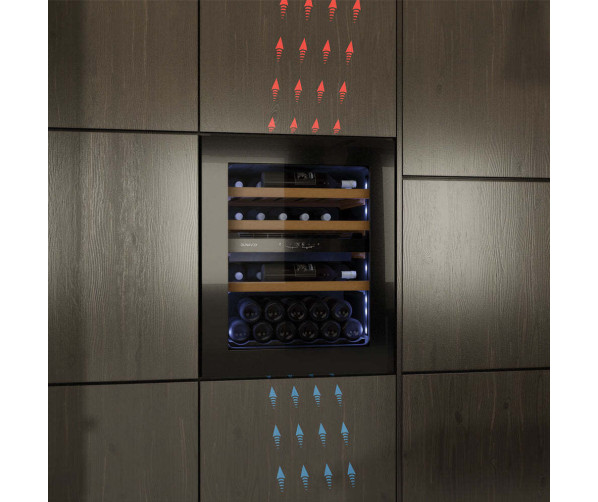 Dunavox DVS-70185DMB inbouw wijnkoelkast
