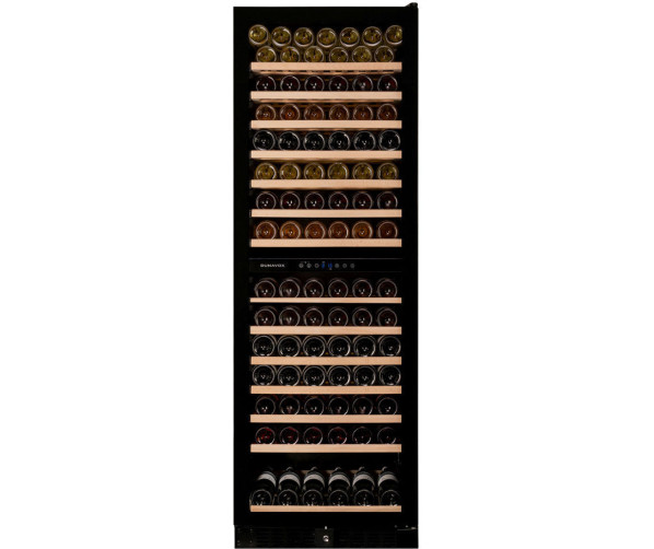 Dunavox DX-166.428DBK inbouw wijnkoelkast - zwart