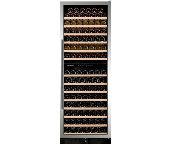 Dunavox DX-181.490SDSK vrijstaande wijnkoelkast - roestvrijstaal