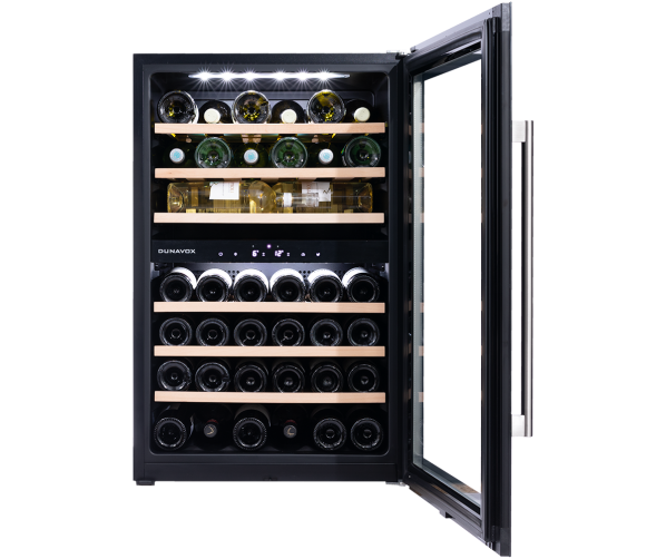 Dunavox DAB-42.117DB inbouw wijnkoelkast - zwart