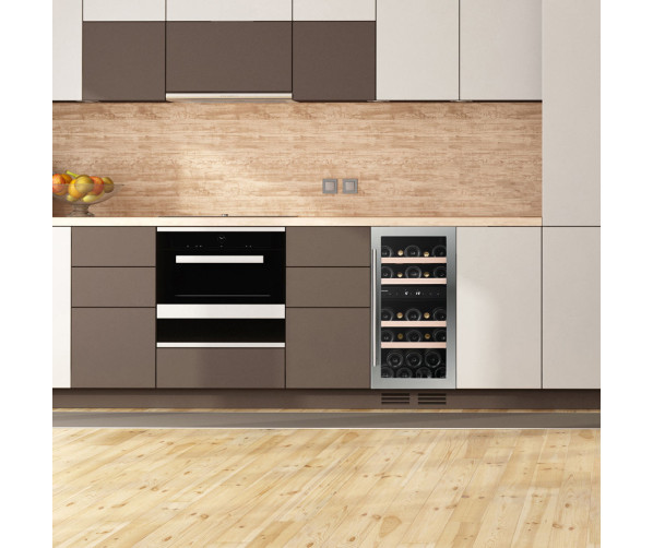 Dunavox DAUF-32.78DB inbouw wijnkoelkast - zwart