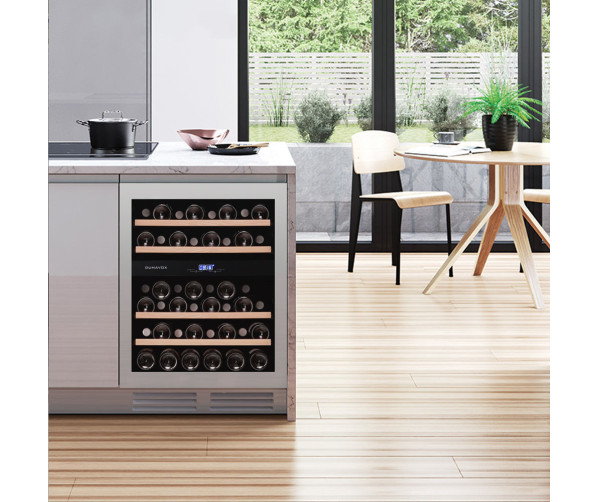 Dunavox DAUF-45.125DB.TO inbouw wijnkoelkast - zwart