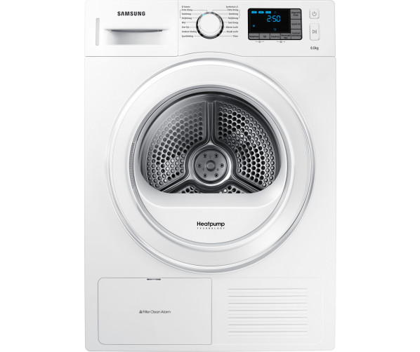Samsung DV80F5E5HGW warmtepomp droger