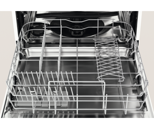 De onderkorf van de Electrolux ESL5330LO inbouw vaatwasser is voorzien van neerklapbare steunen