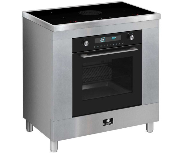 Elementi di Cucina IK9024-IX inductie fornuis met afzuiging - rvs