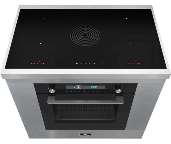 Elementi di Cucina IK9024-IX inductie fornuis met afzuiging - rvs