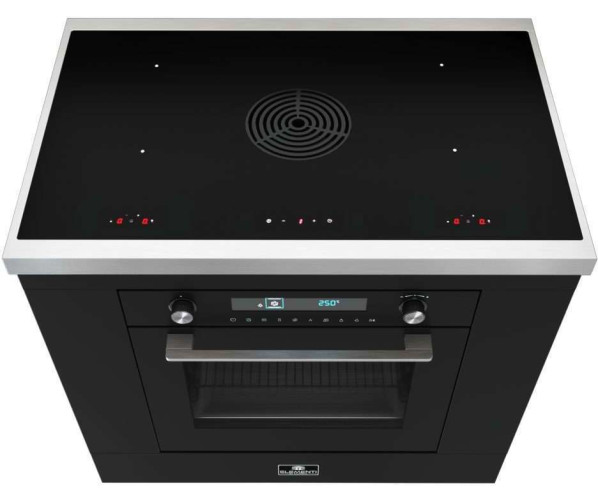 Elementi di Cucina IK9024-MZ-IX inductie fornuis met afzuiging - mat zwart
